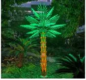 Paysage extérieur plus de 3m artificielle palm tree LED