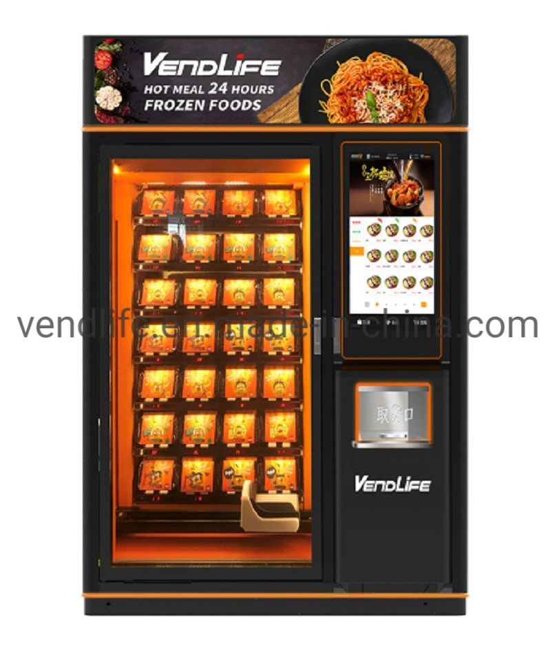 Hot and Frozen Food Vending Machiness Use Cashless Vending Machines Automatic Equipment