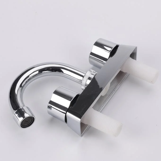 Modern Chrome Brass Single Handle Bathroom Cold and Hot Water Basin Faucet