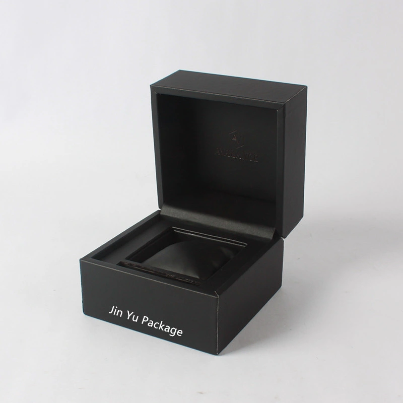 Custom Classic Handmade Black Leather Jewelry Gift Watch Packaging Box