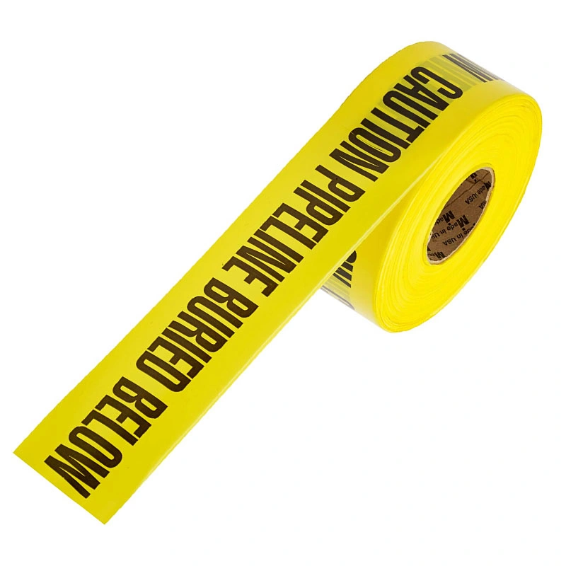 Hot Sale Factory Price Custom Barricade Detectable Marking PE Caution Warning Tape