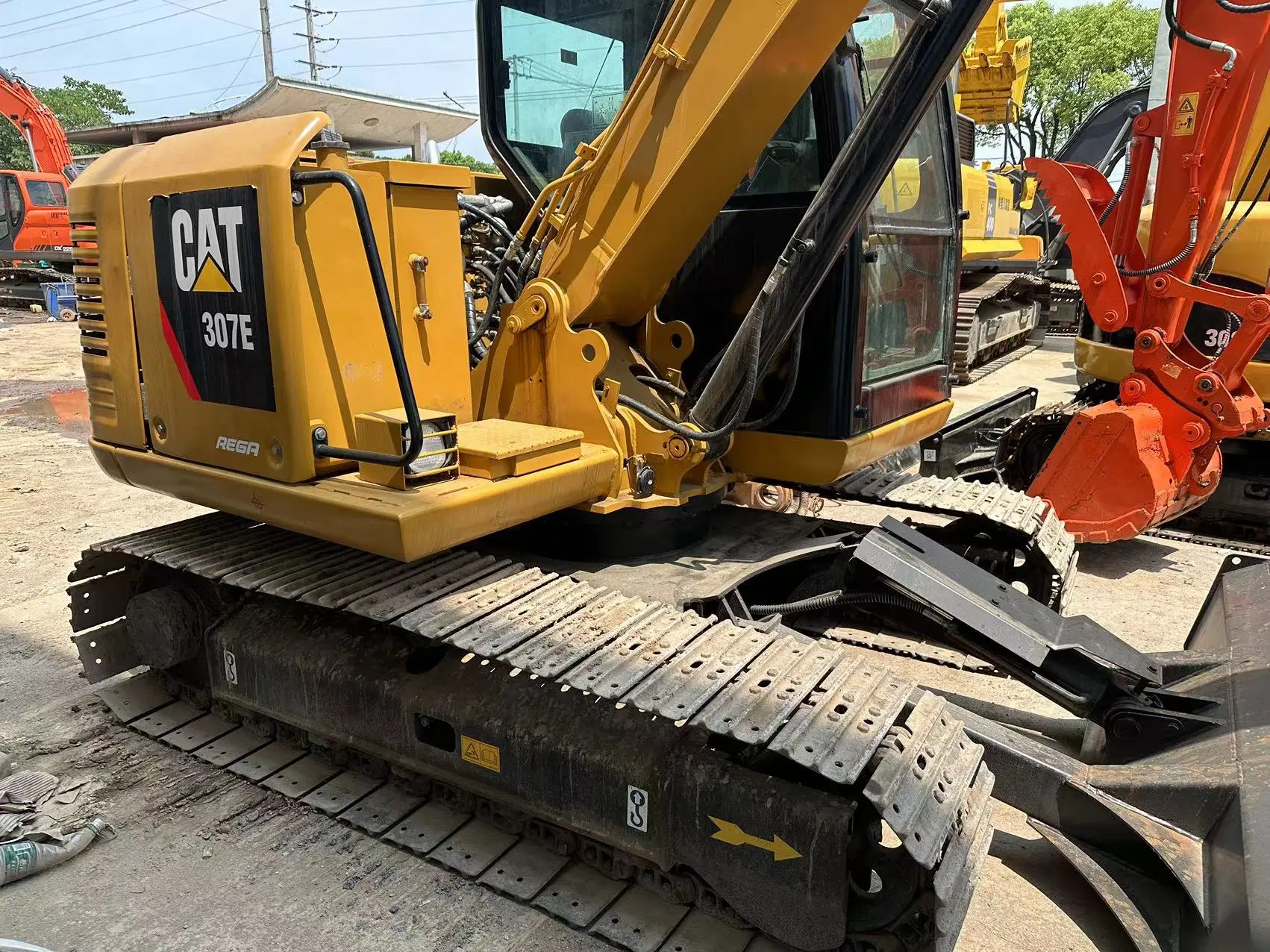 Prix bon marché utilisée Construction caterpillar 307e Excavatrice de terrassement de la machine excavatrice Cat 307E utilisé