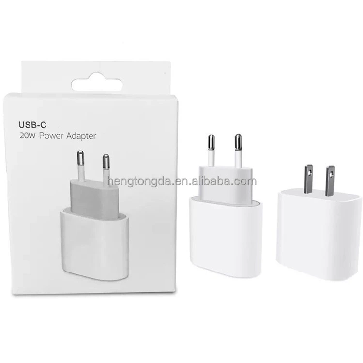 Wholesale/Supplier Fast Charger Type C 18W 20W Us EU Wall Charger Plug Pd USB-C Power Adapter for iPhone 12 PRO Max 11