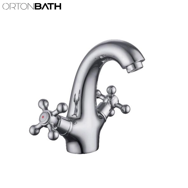 Ortonbath Medio Oriente Clásico dos mangos empuñadura Flor Baño Pica Baño Ducha bidet Baño Cuenca Cocina grifo Mezclador Cocina agua Grifo de la cuenca