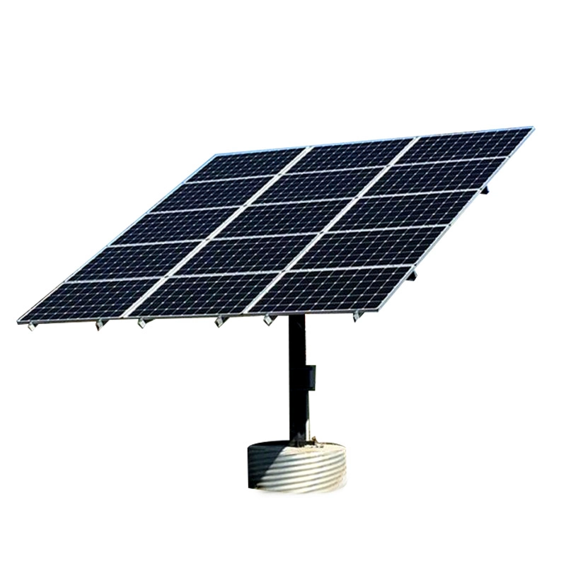 Controlador de localização solar de 5.5kw sistema de suporte de localização solar de eixo duplo