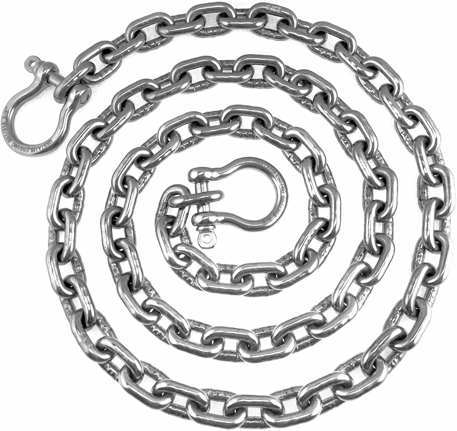 Galvanized Anchor Chain Heavy Boat Chain Anchor with Anchor Chain Including Boat Anchors for Different Size