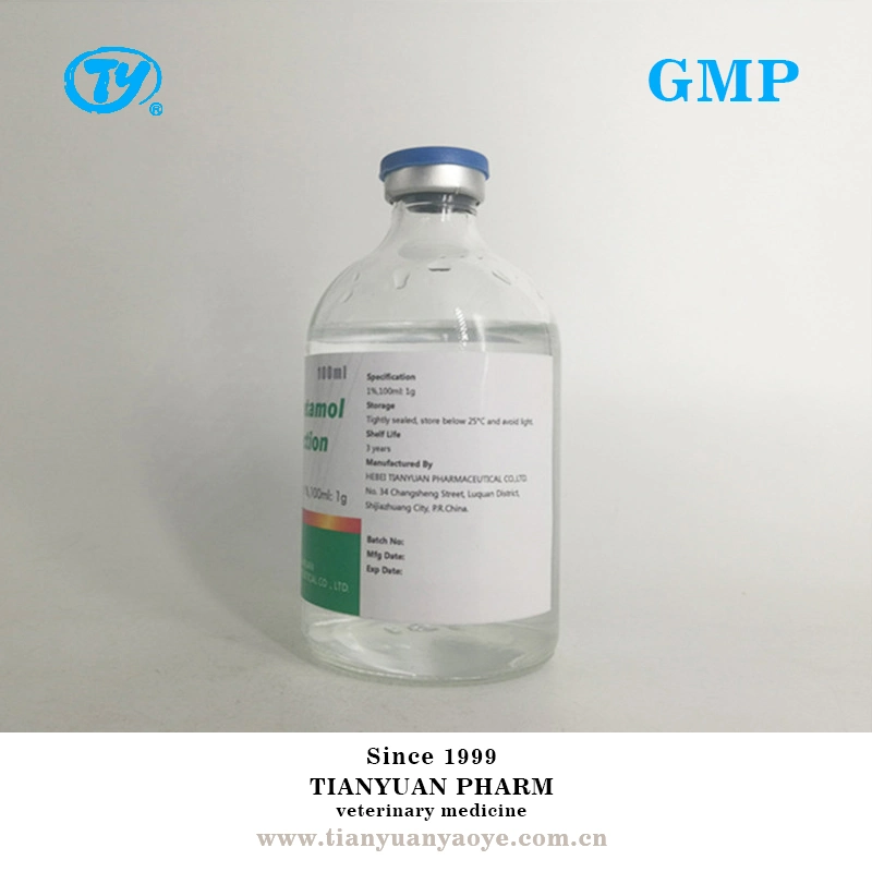 China GMP 30% 50% Metamizole Sodium Analgin Injection for Animal