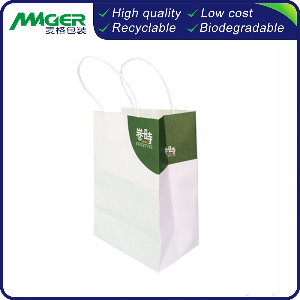China Wholesale Luxury Printing Christmas Apparel Packaging Kraft Shopping Tote Ribbon Jewelry Gift Paper Bags Custom