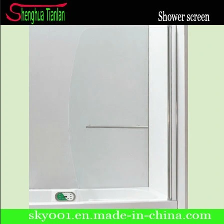 Clear Tempered Fiberglass Shower Glass (TL-423)