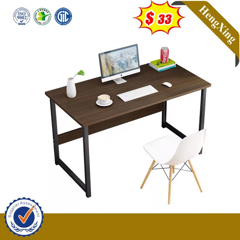 Simple Design MFC Metal Frame Office Computer Table