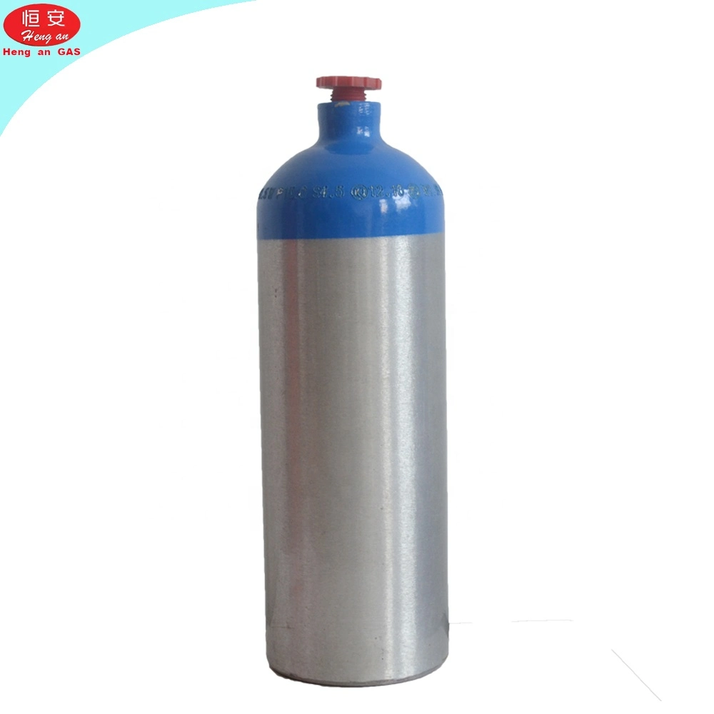 Heißer Verkauf 150bar bis 200bar Aluminium Tauchbecken 0,5-50L Medical Sauerstoffflasche