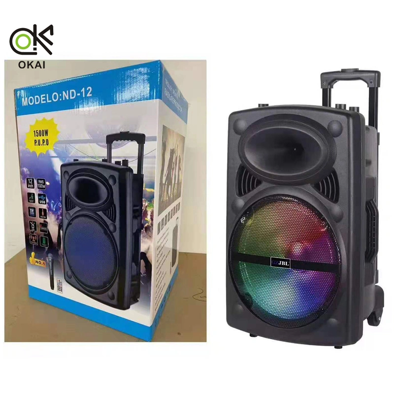 Wholesale/Supplier Tws Big 12inch DJ Equipment Professional Sound Bluetooth Speaker