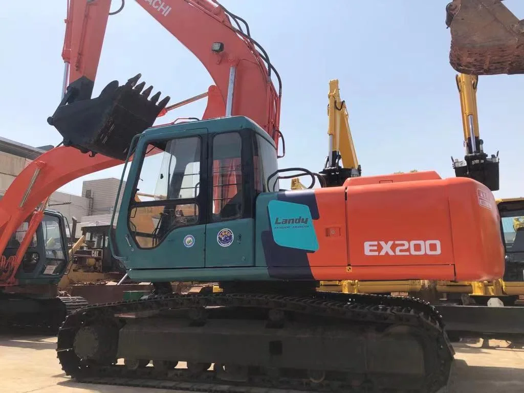 Komatsu Cateropillar Hitachi Used 21 20 30 Ton Second Hand Mining Machine Zaxis Ex200 Construction Machinery Equipment Crawler Excavators Sale Spare Parts