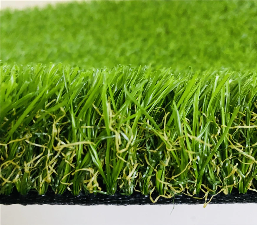 Precio de fábrica 25mm/30mm/35mm/40mm Fake Landscape Artificial Grass animales de Turf sintéticos Mat Garden Lawn Fútbol hierba de fútbol para el paisajismo