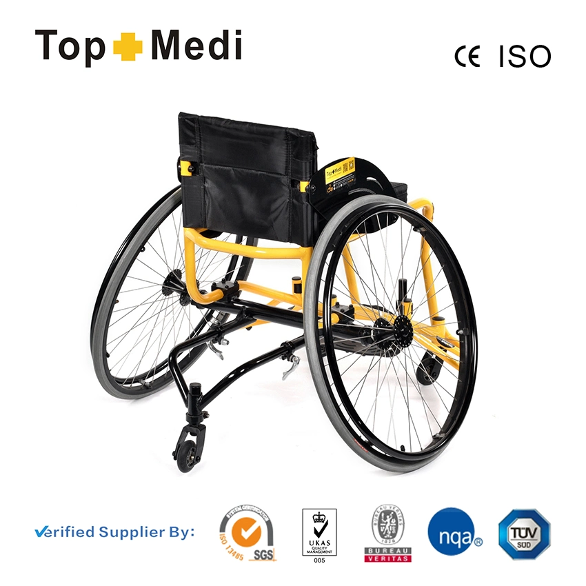 رياضات مخصصة توبأحمدي ألوميوم الرياضة القوة خفيف الوزن Leisure Wheelالكرسي المتحرّك مع جودة عالية