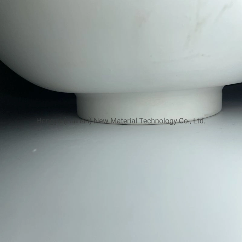 Super Premium Anti-Corrosion Machinable High Temperature Insulation 95%99% Customized Special Ceramic Large Hemispherical Ceramic Crucible