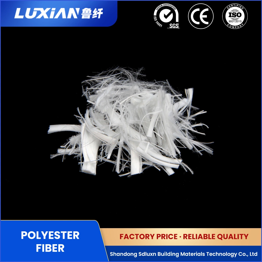 Ingeniería de construcción Lxdg Sdluxn fibras modificadas material de relleno de poliéster poliéster reciclado China fábrica de fibra de poliéster regenerado