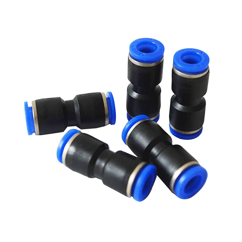 PU Series Straight Plastic Tube-to-Tube One-Touch Quick Connector Pneumatic Fittings