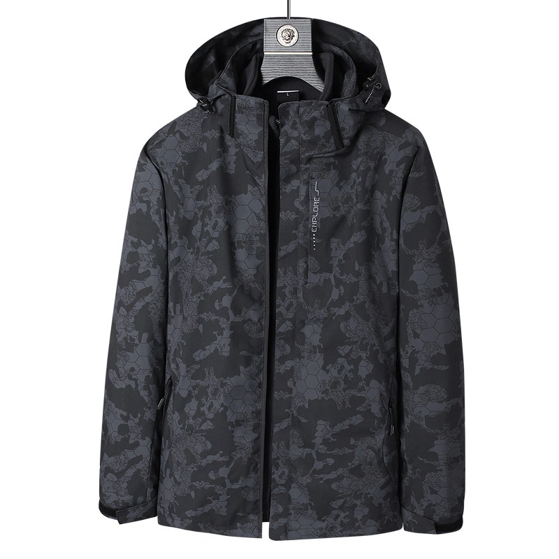 Nuevo camuflaje tres-en-uno de los hombres calientes Windproof Stormtrooper chaqueta impermeable al aire libre