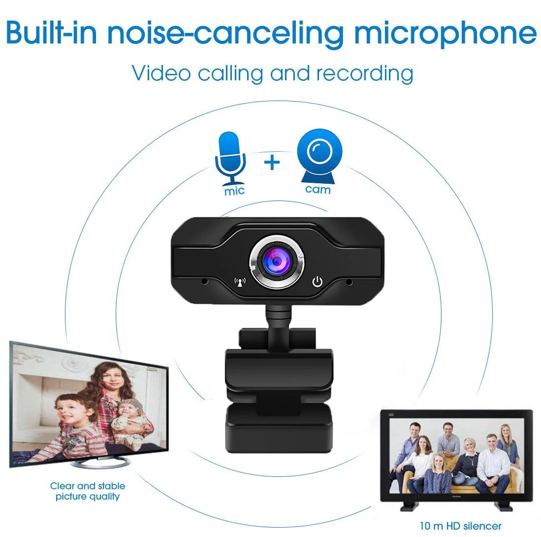 Computer Camera Live Streaming USB Wide-Angle Wholesale/Supplier Conferencing Desktop Notebook Dedicated Webcam