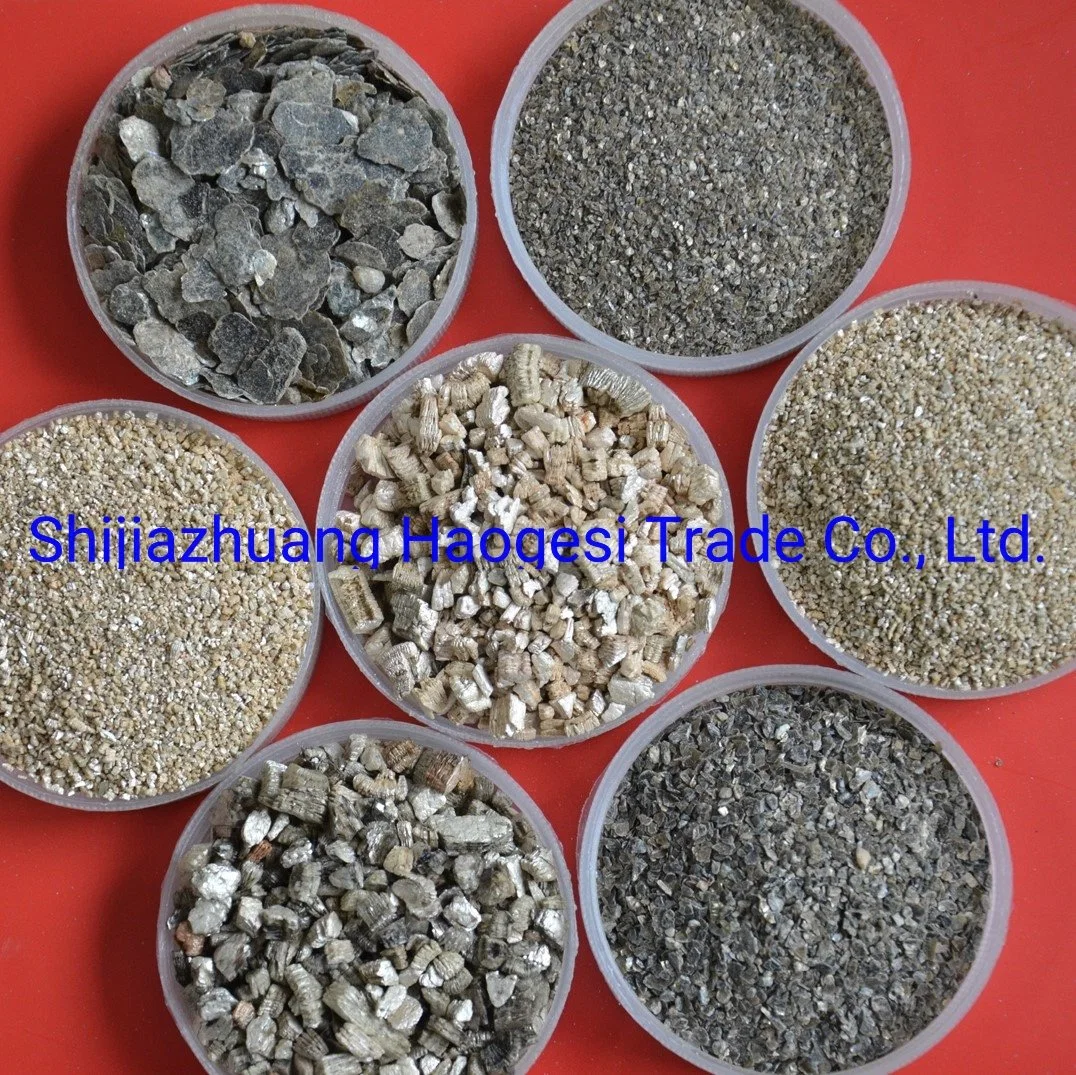 Professional Factory Manufacturing Golden and Silvery Expanded Vermiculite for Soilless Matrix