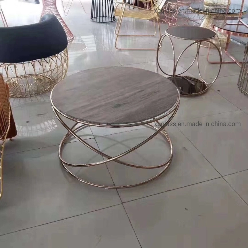 Tempered Marble/Ceramic Design Glass for Outdoor Furniture Table Top