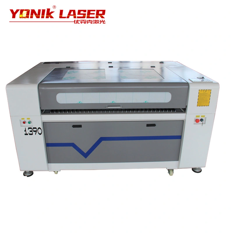 CO2 Laser Cutting Machine for Embroidery Craftwork Print Fabric Textile with Auto Feeding 1390