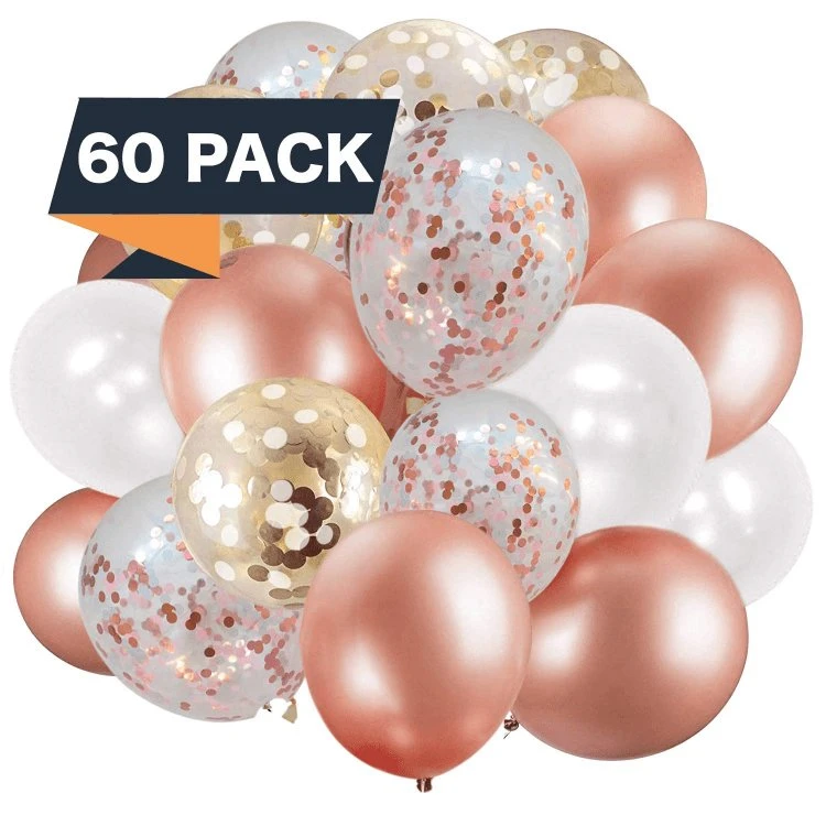 60 STÜCK/Tasche Latex Party Supplies Dekorationen Banner Ballons für die Abschlussfeier Und Engagement