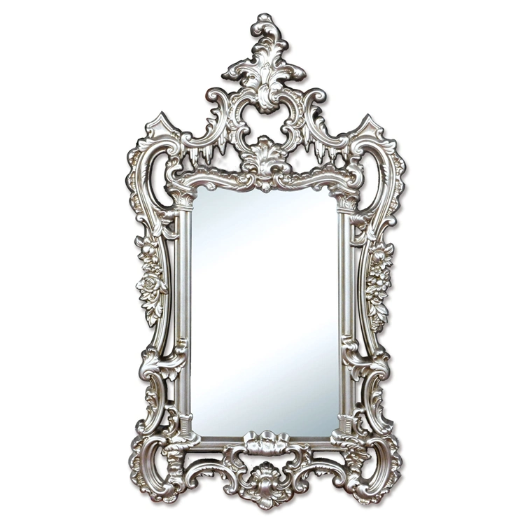 Banruo Hot Sale Luxury Classic PU Mirror Frame for Bathroom Decoration