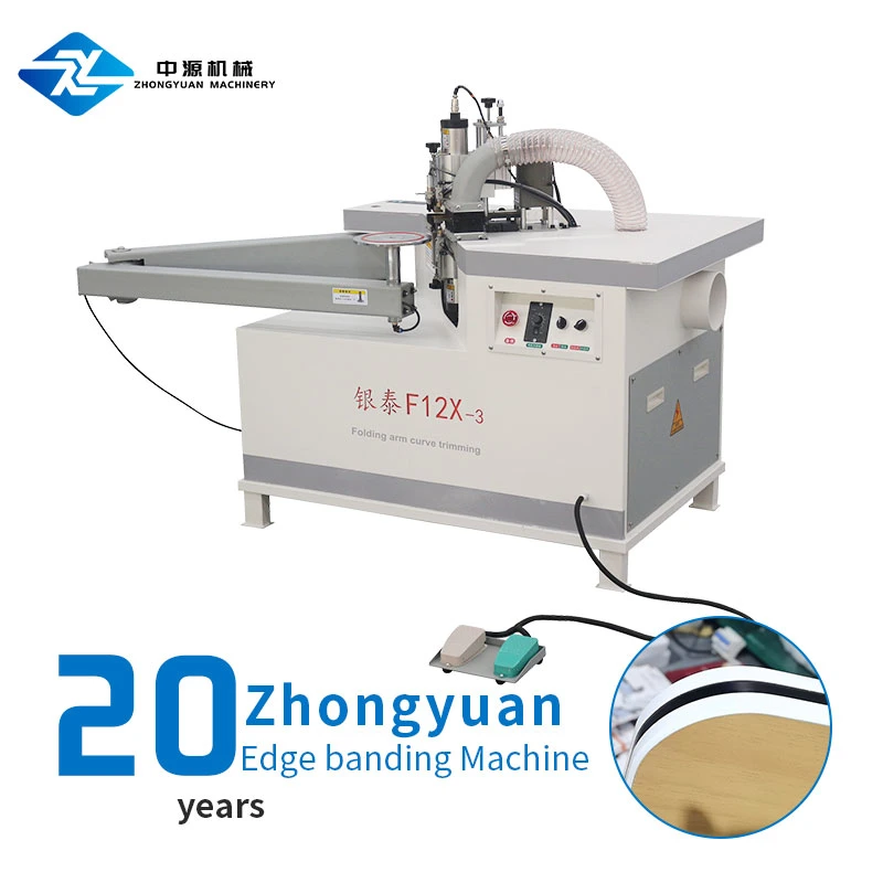 Woodworking Laminate Edge Banding Machine Folding Arm Trimming Machine