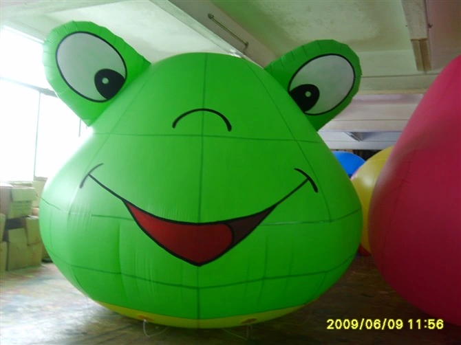 Boyi Advertising Inflatable Flying Frog Green Giant Inflatable Cartoon Animal Frog Model