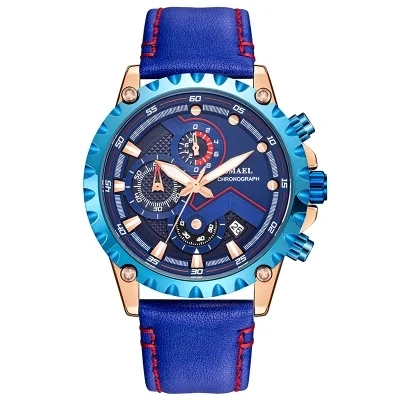 Custom Logo Mens Leather Watch Original Brand Relojes Hombre Mens Wrist Watch Quartz Luxury Watch