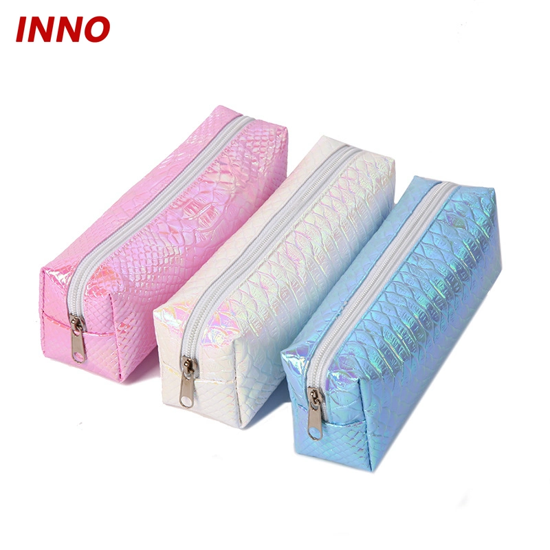 Wholesale/Supplier Inno Brand R050# New Fish-Scale Pencil Case Large Capacity Stationery Bag for School Supplies Eco-Friendly