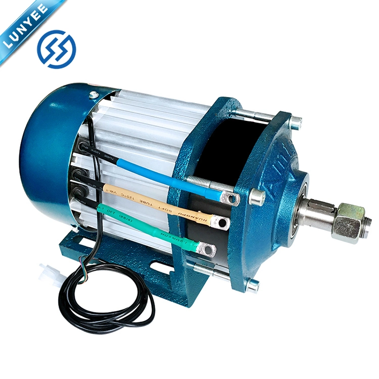 1500W 48V/60V/72V 600rpm 5.2n. M Motor triciclo eléctrico DC sin escobillas