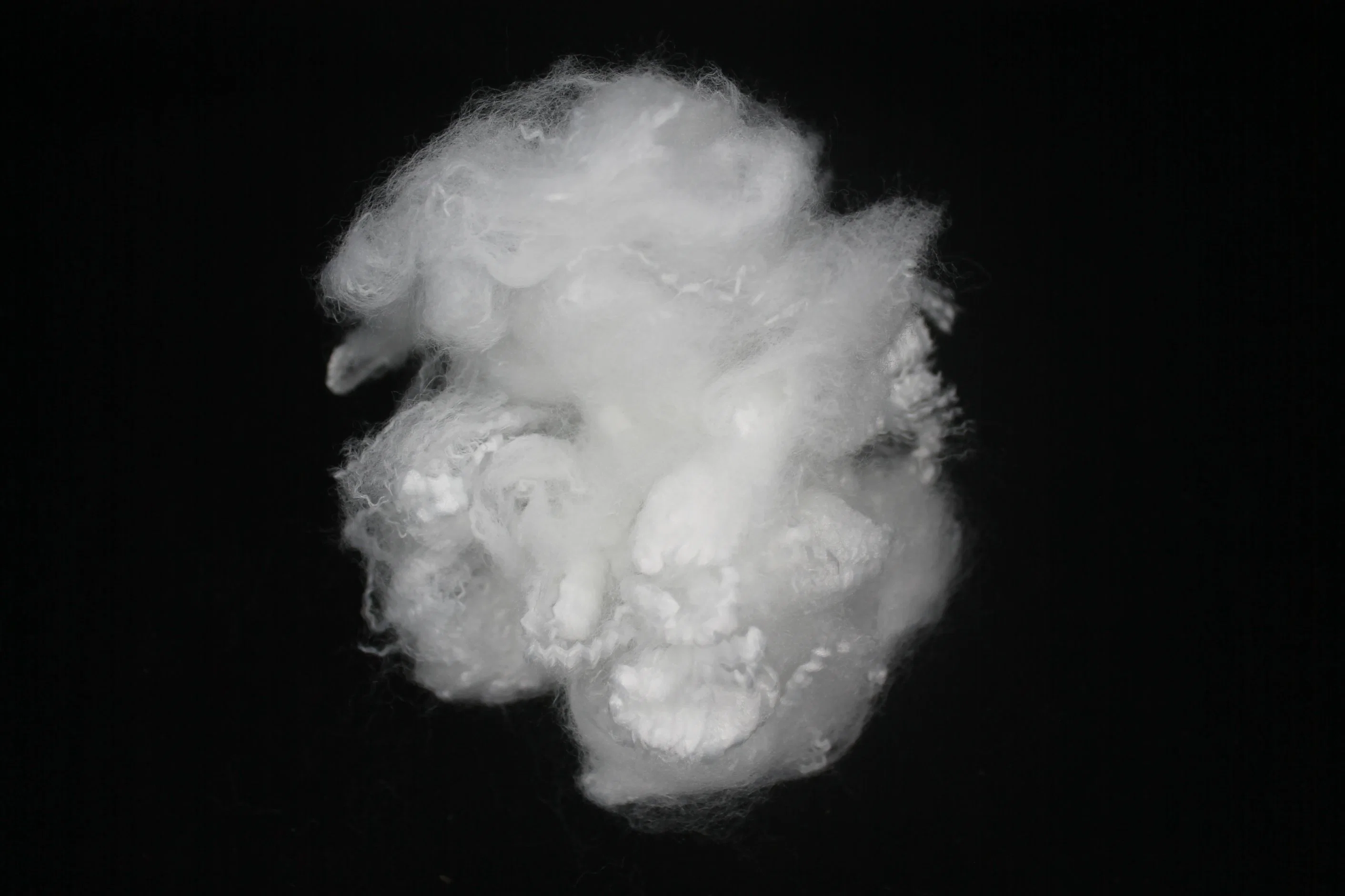 Low Melt Polyester Staple Fiber 1.2D to 4D in White and Black