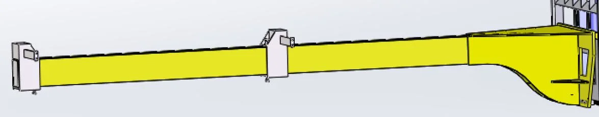 Forklift Truck for Glass Container Loading Unloading Attachment Equipment for 20 Feet Container