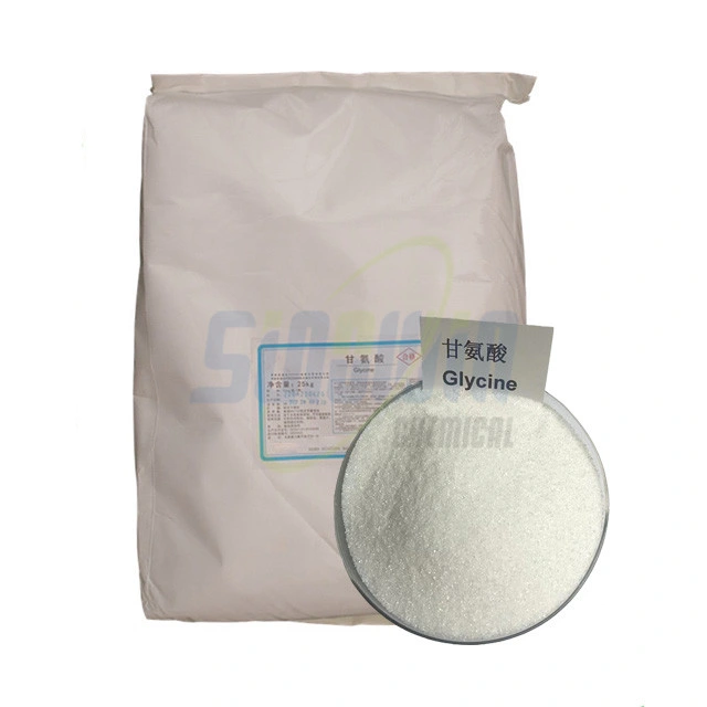 High Quality Food Additives E640 Glycine Powder