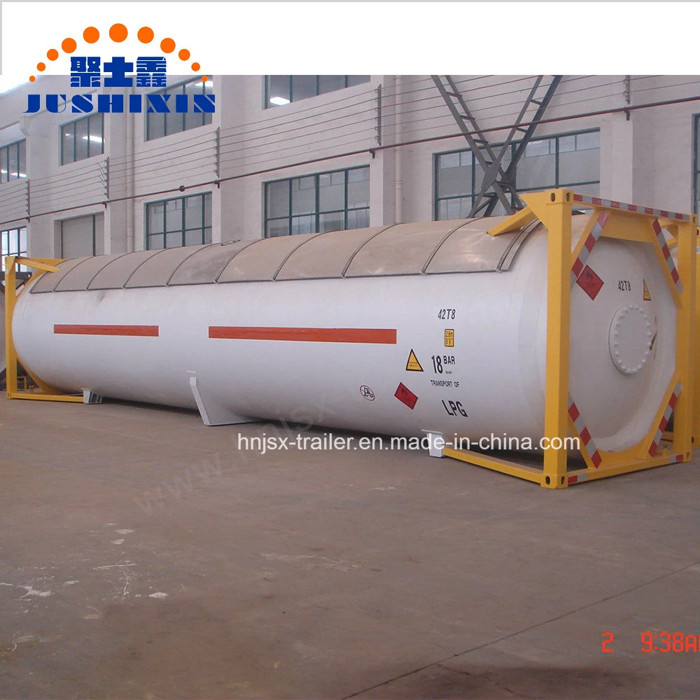 40feet T50 Shipping Ethylene Oxide/LPG/Chlorine Liquid Gas ISO Bulk Pressure Steel Tank Container