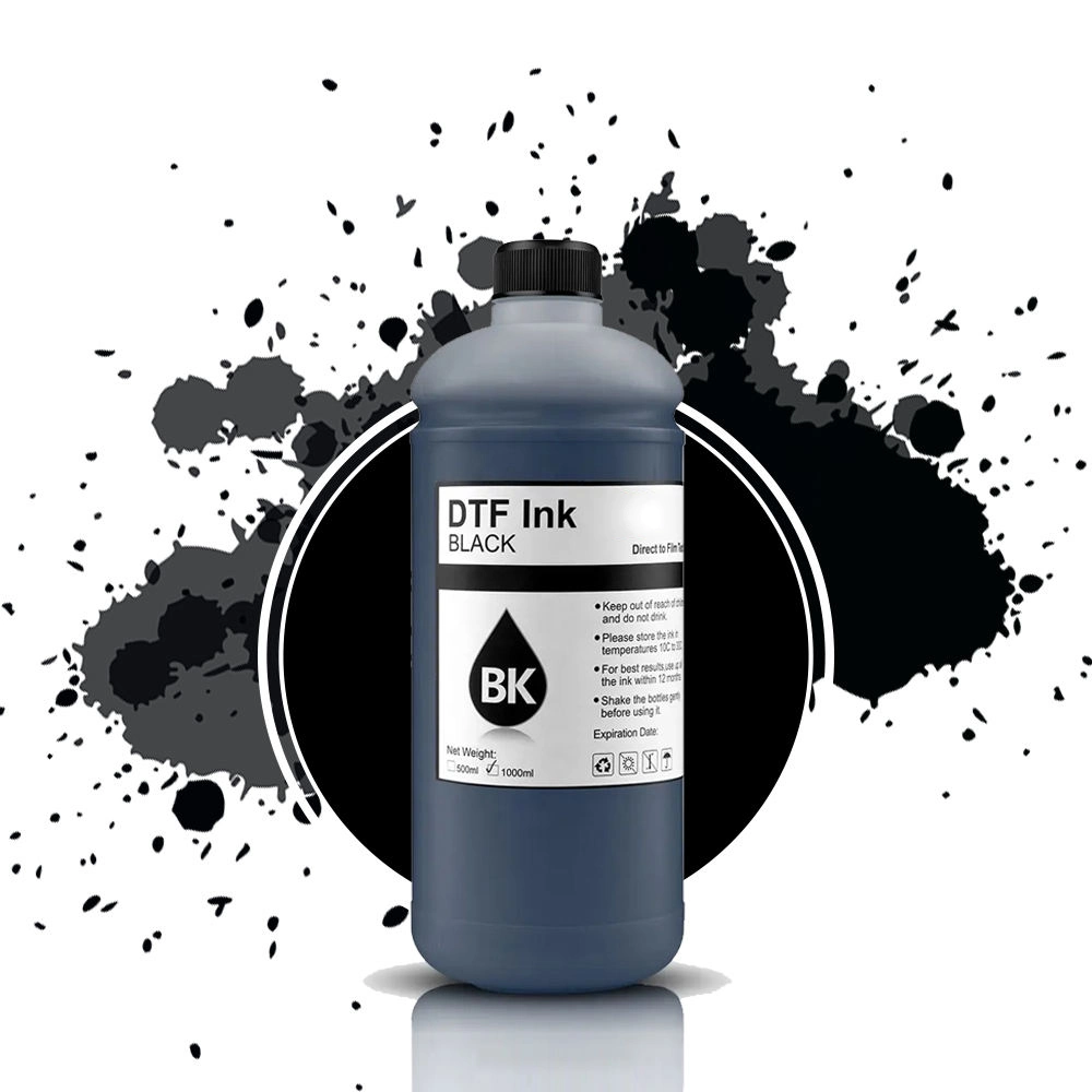 5 ألوان 1000ml من حبر DTF Pigment المستند إلى الماء لإبسون طابعة XP600 L1800 L1805 P600 P800 Dx5 4720 i3200