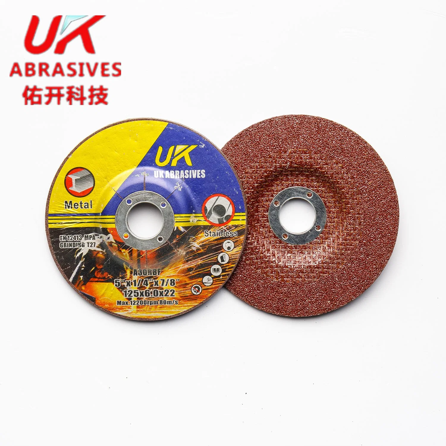 Шлифовальный диск для абразивных режущих дисков для угловой шлифовальной машины из древесного сплава Резка металла из нержавеющей стали