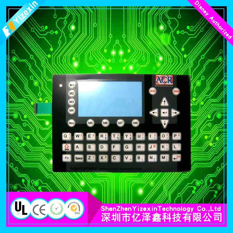 Customized Waterproof Membrane Keyboard MCU Flexible Display