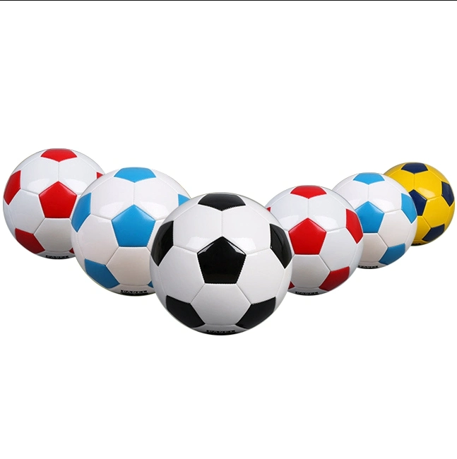 Regulamento futebol de tamanho e a bola de futebol para a prática - Máquina costuradas material PVC