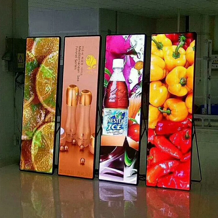 WiFi Advertising Video Board Screen Library Digital Panel Sign Network LED Poster Display