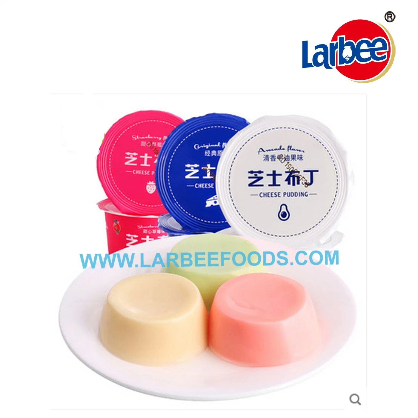 Confectionery 85g Lactobacillus Cheese Snack Pudding with HACCP Certificate