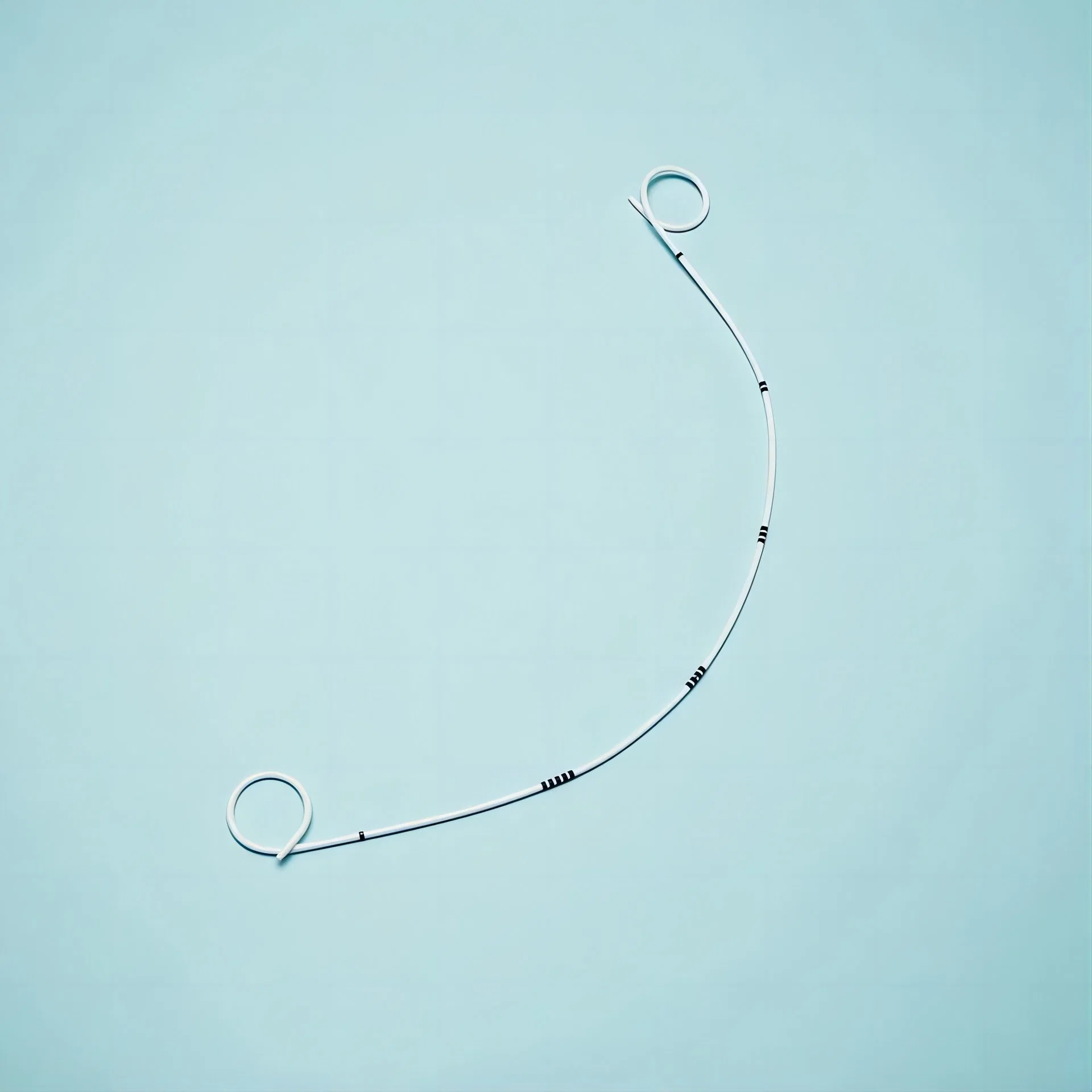 Duplo descartáveis Pigtail Stent Ureteral marcação&amp;ISO