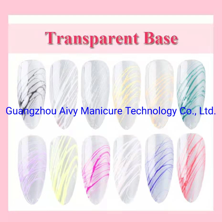 Fashion Fluorescence Liner Gel Wire Drawing Painting Neon Gel Nail Art