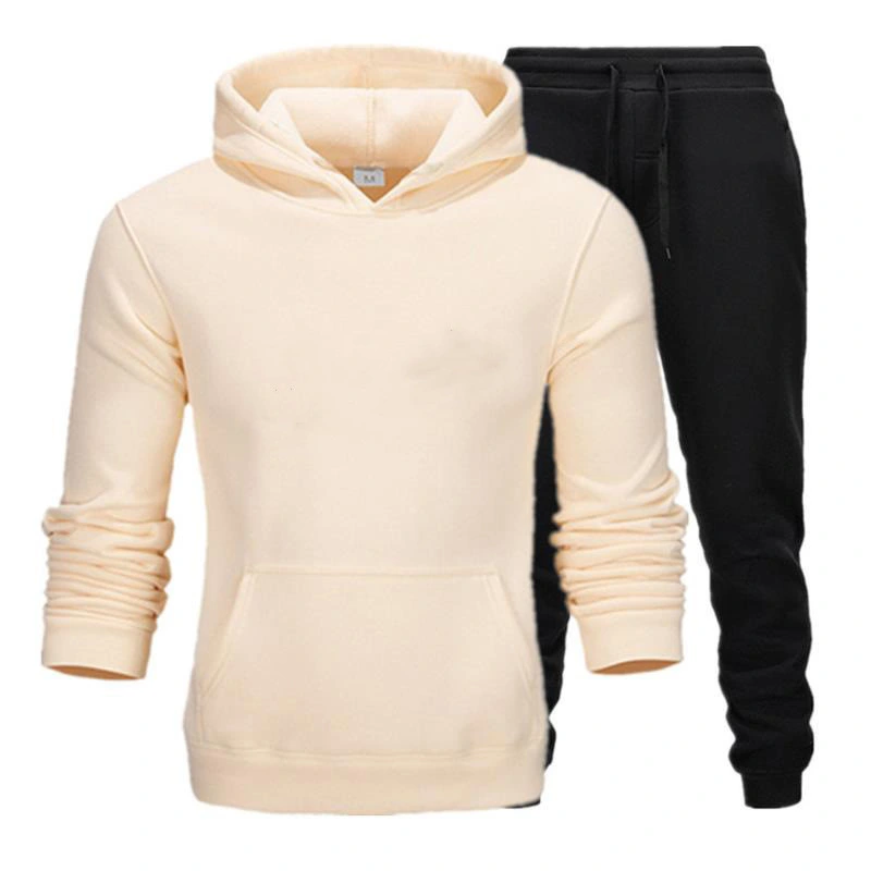 Outdoor Sport Herren Sportswear Trainingsanzug Herren 2-Teiliges Set Hoodie Sets Männer