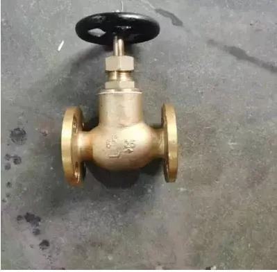 JIS Standard F7301 Marine Valves DN15-65 Through Shut-off Valve Flange End 5K Bronze Globe Valves