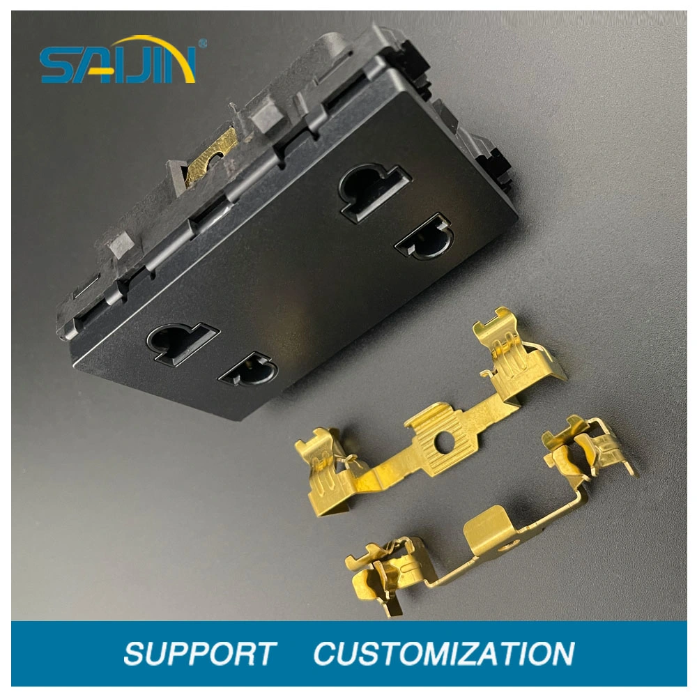 Electrical Switch Socket Stamping Part Brass Terminal Socket Contact Accessories for Relays