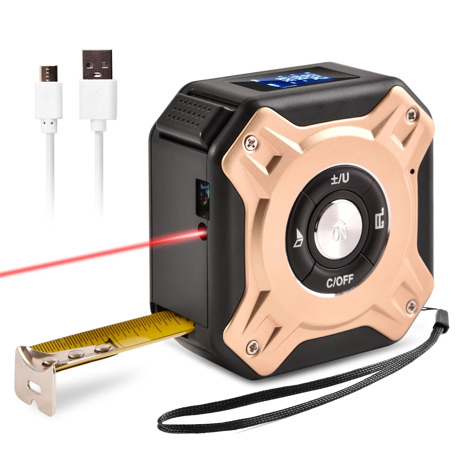 Laser Distance Meter 40m Rangefinder Laser Tape Range Finder Build Messgerät Lineal Abstand Test Tool